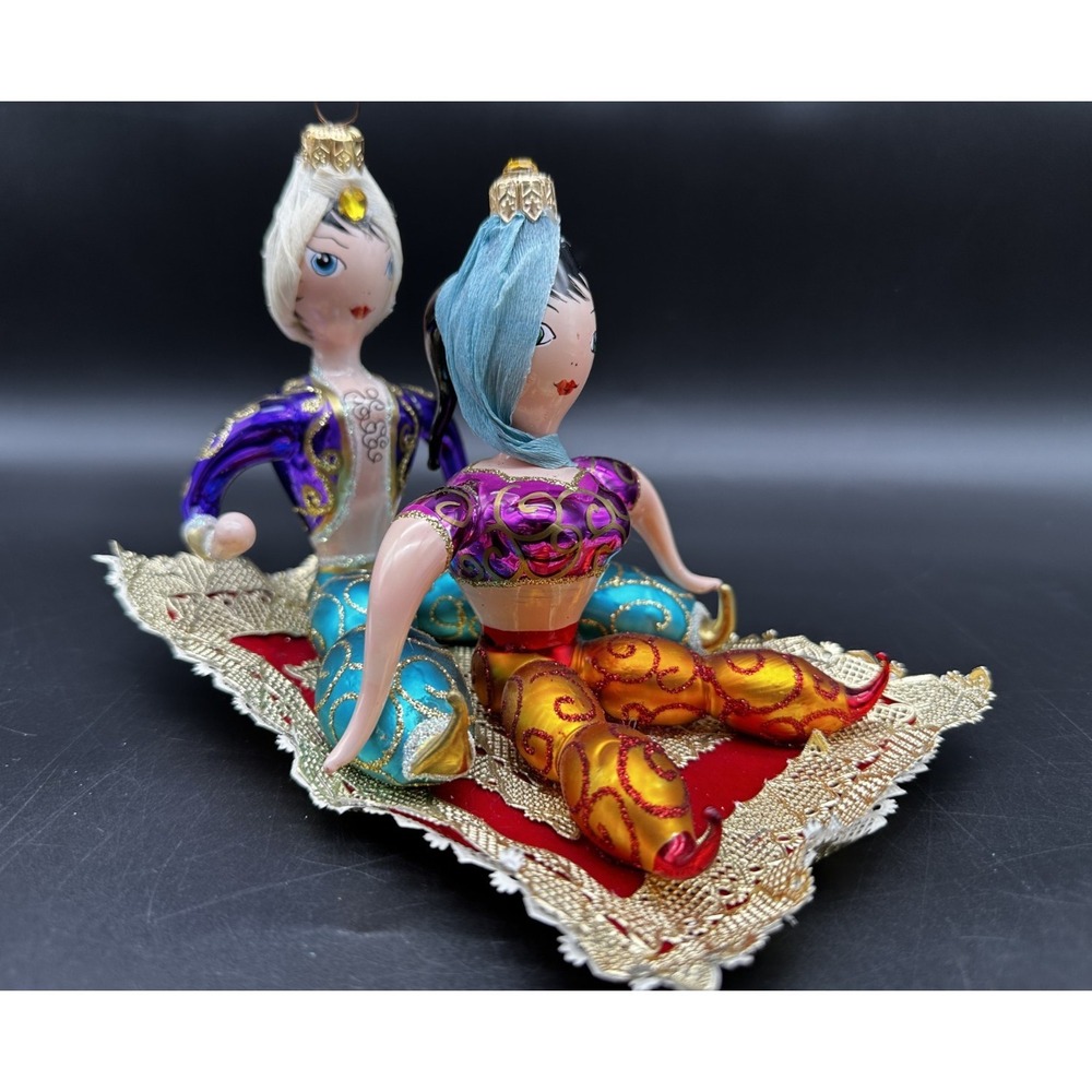 VTG Christopher Radko MAGIC CARPET RIDE 99-428-0 Italian Disney Aladdin ORNAMENT